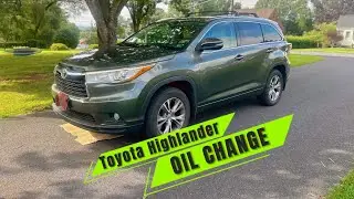 2015 Toyota Highlander OIL CHANGE