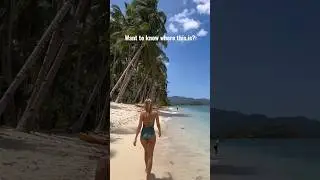 Philippines and the best beaches in Palawan - White Beach, Port Barton #philippines #palawan