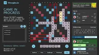 Scrabble SunDeca online tournament (10 rounds) — 4 Jan 2026