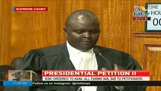 IEBC 'disregarded' constitutional procedures, Mwau lawyers' submissions at the SCoK
