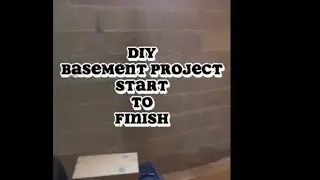 DIY Basement Renovation Project for our family home!