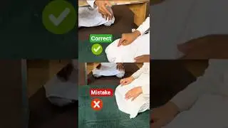 &lrm; &ldquo;Mistakes in Tashahhud and  Corrections&rdquo; 👇&lrm;&lrm;#salah #mistakes #correction #islamicvideo