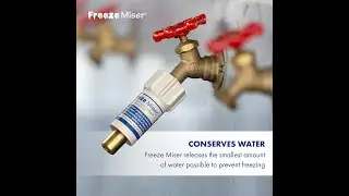 Freeze Miser Outdoor Faucet & Spigot Freeze Protection Activates at Water Temperature Below