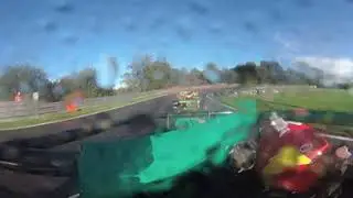 Hectic start at Oulton in terrible conditions @CGRCUK