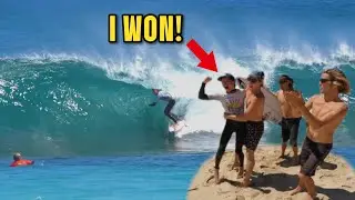 I WON TAJ BURROW'S SURF COMP!