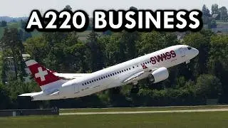 The best business class in Europe? SWISS Airbus A220 from Zurich
