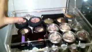 Acrylic Makeup Storage System - Muji and Acrylic Cube from Amazon