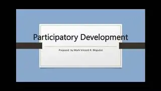 Participatory Development