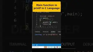 main function in C Part 160 | C Programming #youtubeshorts #ytshorts