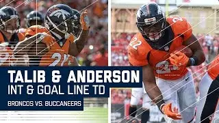 Aqib Talib's 2nd INT Leads to C.J. Anderson's TD Blast! | Broncos vs. Buccaneers | NFL