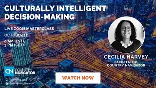 Masterclass: Culturally Intelligent Decision Making