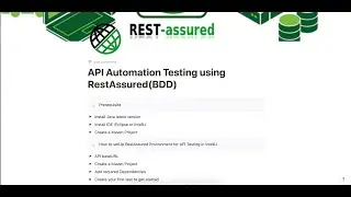 How to Setup ResAssured  Environment for API Automation Testing