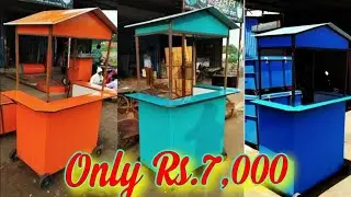 Only RS.7,000 #lowestpricefoodcart #Teaconter #fastfood cart wheel #jaidmeel