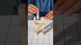 POV: Architect Builds THE Jenga Tower 🏗️