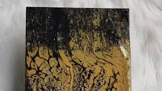 🔥Fluid Art Meditation : #1 Gold Black