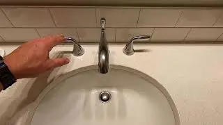 Замена картриджа для смесителя Kohler.