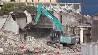 BIG COLLAPSES PART 1 Blackpool Courts Police Station Demolition  22/04/2025