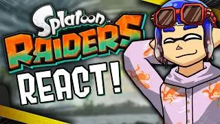 Ma RÉACTION au TRAILER de Splatoon RAIDERS !