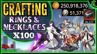 Gear Crafting X100 (Rings & Necklaces) Epic Seven
