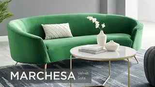 Marchesa Performance Velvet Sofa