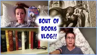 Bout of Books  mid-week Vlog and Bookshelf Tour!
