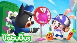 ❌  Pipi Rabbit Faz Picha&ccedil;&atilde;o no Sem&aacute;foro 🚦 | Detetive Labrador | Desenhos Animados 🐼 por BabyBus