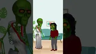 Bhoot wala cartoon |chudail wala cartoon#funny #haunted #viral #kahanai