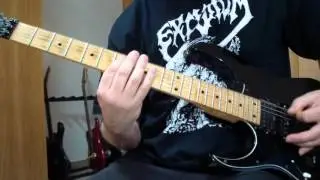 Exodus - Bonded by Blood (guitar cover)