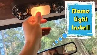 Van Life Build | Ford E350 Stealth Conversion | Door Activated Dome Light | Ep 25
