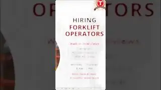 TRANSGUARD GROUP IS HIRING FOR FORKLIFT OPERATOR| #job
