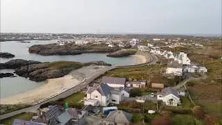 DJI drone footage of Trearddur Bay. Anglesey