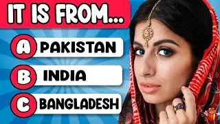 🧠 Guess The COUNTRY By Their Traditional Dress| Dresses Quiz