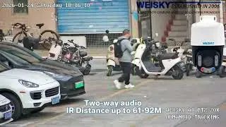 20X AI PoE PTZ Camera | Human Tracking, Vehicle Detection, 92m Night Vision
