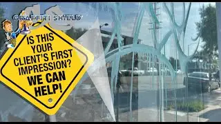 Protect Your Storefront with Graffiti Shield's Glass Shield