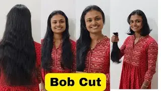 Longhair to Bobcut for Donation I Keralahairdonations I Wigbank I Miracle Charitable Foundation 