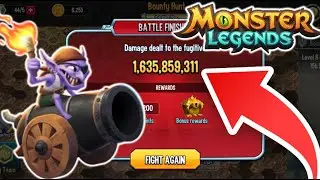 How to Deal 1.9 BILLION Damage in Bounty Hunt Monster Legends 😳