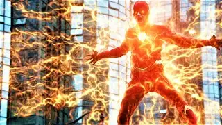 Flash Unleashes his Lightning Power from his Whole Body and Captures Pysch Scene || The Flash 8x02
