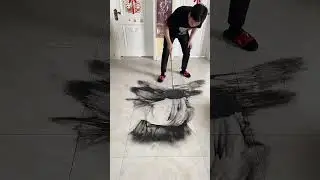 Drawing 3D Optical Illusion Hole 🤔✎😱 #3dart #draw #opticalillusion #satisfyingart #arttutorial #art