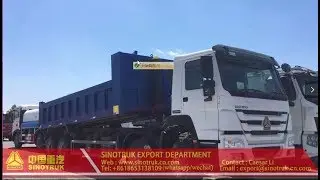 Semitrailer dump truck, HOWO 371 dump truck