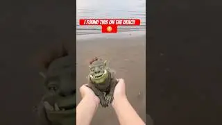 I Found a Goblin on the Beach 😳🌊 | AI Unexpected Encounter #shorts