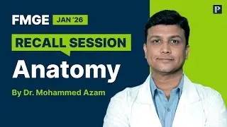 FMGE Jan '26 Anatomy Recall by Dr. Azam🔍