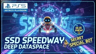 Astro's Playroom: SSD Speedway Deep Dataspace Secret Bot Location 🤖🔥 | D&eacute;j&agrave; Phew Trophy