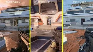 Call of Duty Black Ops 4 vs Black Ops 2 vs Black Ops 3 - Hijacked Map Comparison