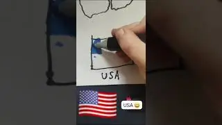 Drawing the U.S. flag