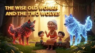 The Wise Old Woman and The Two Wolves | A Jungle Story of Wisdom in 3D | WildoFact 