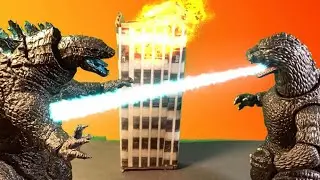 Godzilla Vs Godzilla 1991 (Part 2). stop Motion 