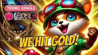 We Hit GOLD on Teemo Jungle! Dark Harvest Shroom Build
