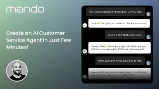 Mando AI: Crea un agente de soporte con IA en minutos (Demo completa)