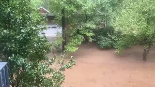 Flash Flood at My House in Durham, NC