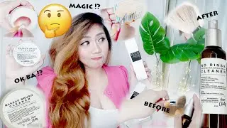 Magic Brush Cleaner !? 🤔 😱 Anne Clutz Cleaner Duo , Demo + Review 👌